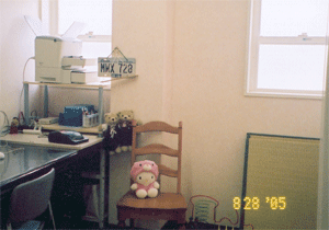 隔離室の中の写真